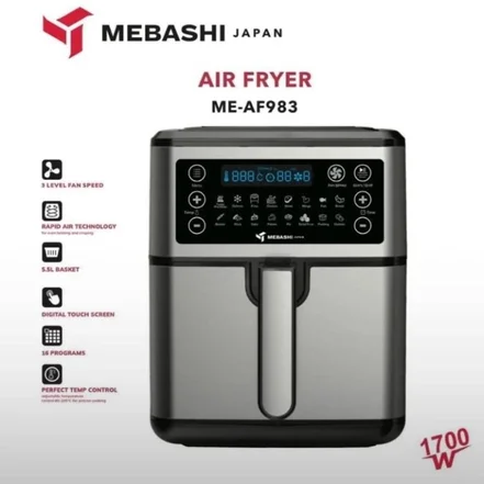 <em>سرخ کن</em> بدون روغن مباشی مدل ME-AF 983 - گارانتی 18 ماهه می سرویس + اعتبار دیجی پی