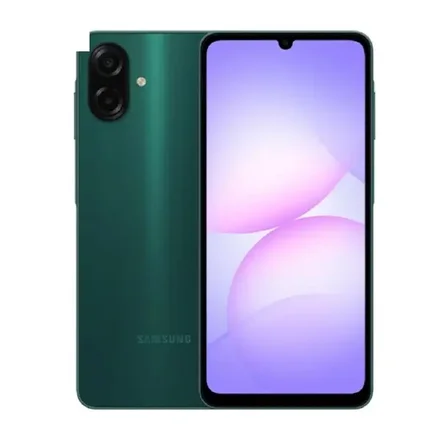<em>گوشی</em> موبایل <em>سامسونگ</em> مدل Galaxy A07 4G دو سیم کارت حافظه ۱۲8 گیگابایت و رم 4 گیگابایت چین سبز تیره - 18 ماه گارانتی شرکتی
