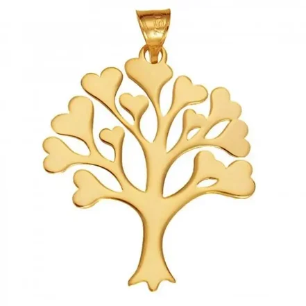 آویز گردنبند طلا 18 عیار گالری طلای مهر مدل N042 0.200