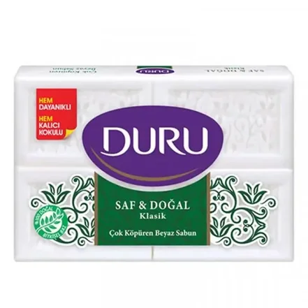 صابون شستشوی دورو مدل Saf & Dogal Klasik تحت لیسانس وزن150 گرم بسته 4 عددی
