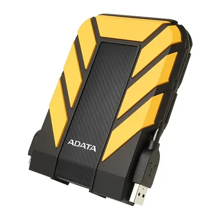 هارد اکسترنال ای دیتا HD710 ظرفیت 2 ترابایت گارانتی 36 ماهه آونگ زرد