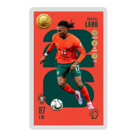 <em>طلا</em> گرمی 18 عیار سوت مدل لیائو LEAO طرح کارت فوتبالی جام جهانی 2026 کد SO10137026
