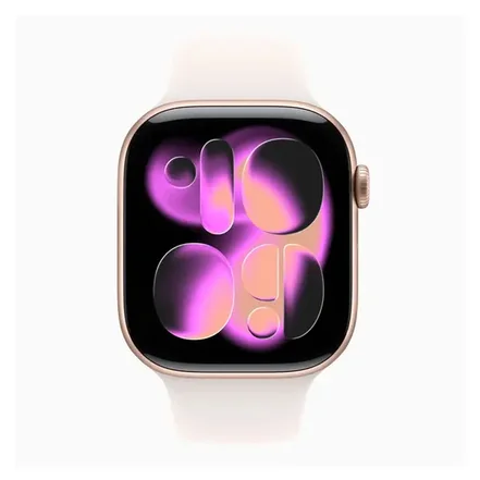 ساعت هوشمند 42 میلی متری اپل مدل Series 11 Aluminum Case با بند سیلیکونی گارانتی 18 ماهه آرتل رزگلد