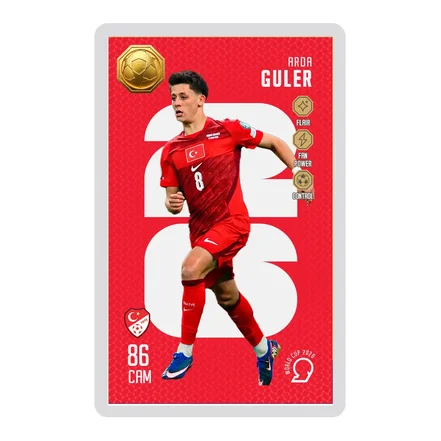 <em>طلا</em> گرمی 18 عیار سوت مدل گولر GULER طرح کارت فوتبالی جام جهانی 2026 کد SO10136026