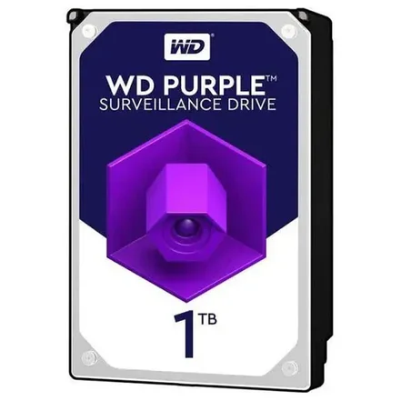 هارددیسک اینترنال 3.5 اینچی وسترن دیجیتال مدل Purple بنفش ظرفیت 1 ترابایت