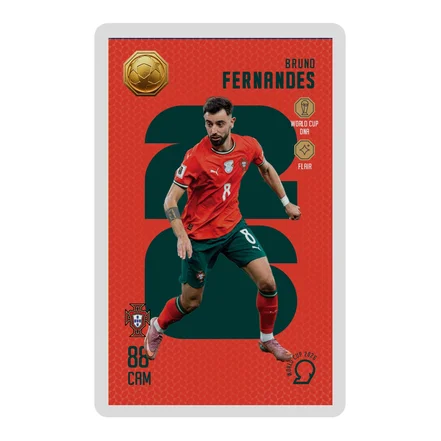 <em>طلا</em> گرمی 18 عیار سوت مدل FERNANDES طرح کارت فوتبالی جام جهانی 2026 کد SO10034026