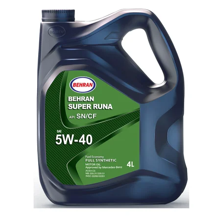روغن موتور بهران سوپر رانا (SN 5W40) 4 لیتری پلاستیکی