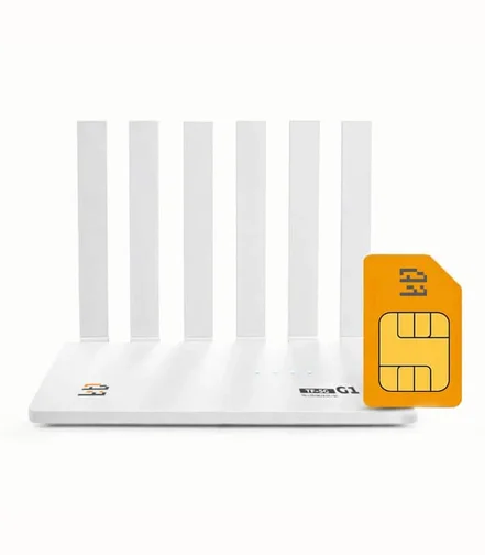 بسته اینترنت 3 ماهه 300 گیگابایت 5G با مودم TF-5G G1 و سیم کارت (سرعت 8 تا 300 مگابیت)