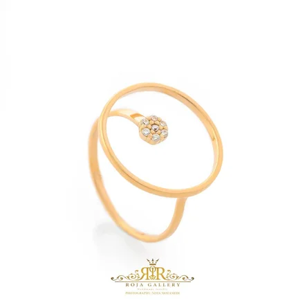 انگشتر فلاور و دایره - کد R-80017