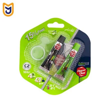 چسب دوقلو هزارکاره شفاف زیپر Zipper مدل C2 Clear glue (بزرگ)