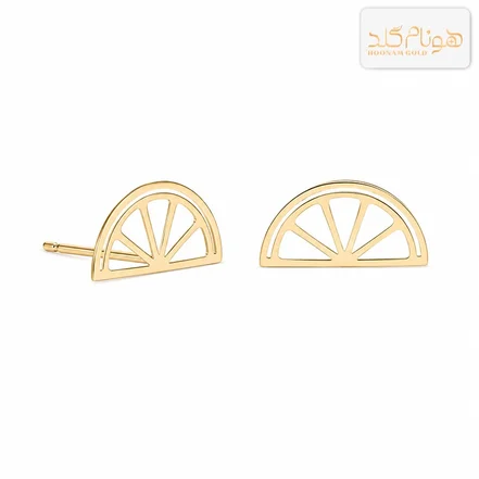گوشواره طلا میخی لیمو E805