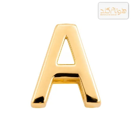 پلاک طلا حرف سه بعدی A A۰۰۱