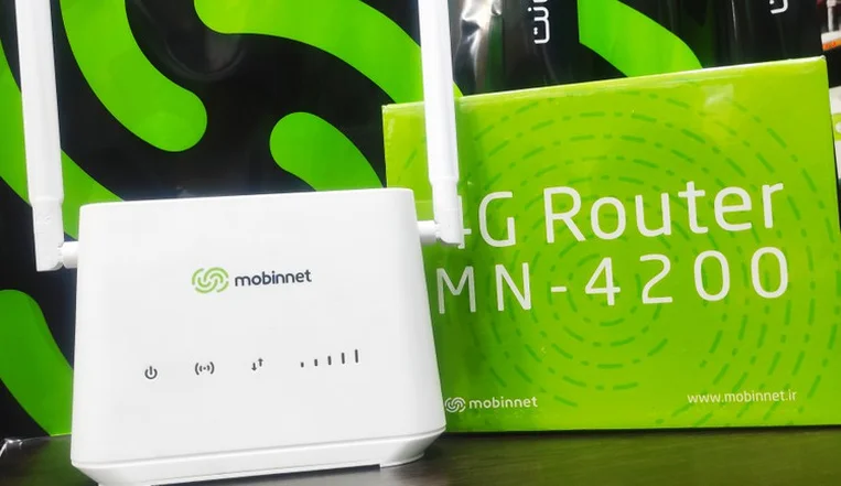 مودم LTE مبین نت مدل MN4200 به همراه ۳۰ گیگ اینترنت سه ماهه و سیم کارت مبین نت