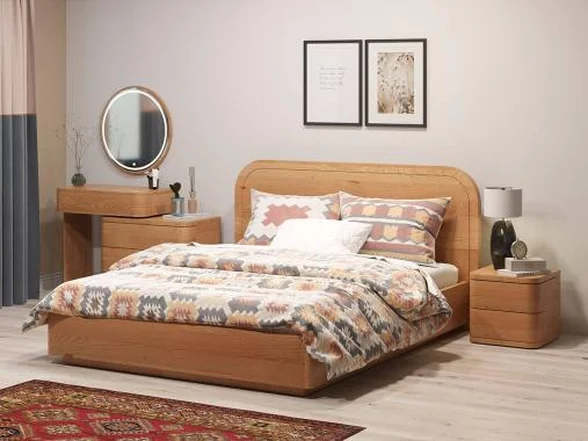 سرویس خواب چوبی ساده و شیک HF501