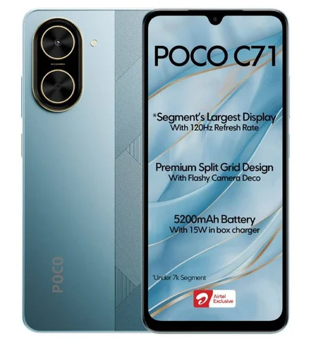 گوشی موبایل شیائومی مدل پوکو C71 4G ظرفیت 128 گیگابایت رم 4 گیگابایت