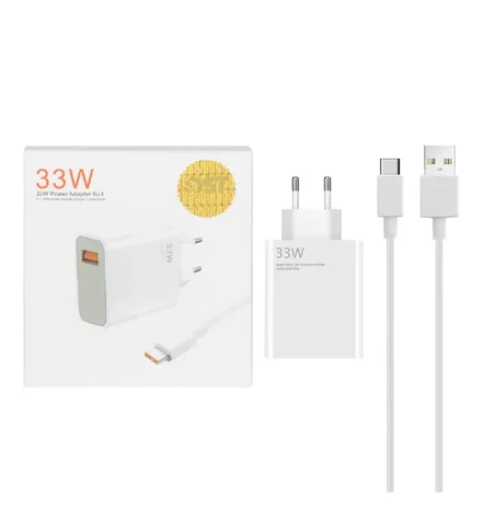 شارژر دیواری 33W فست تک پورت شیائومی مدل MDY-11-EZ به همراه کابل شارژ Type-C