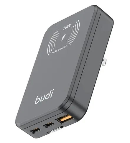 شارژر وایرلس دیواری 30W سه پورت بودی مدل AC336WSB