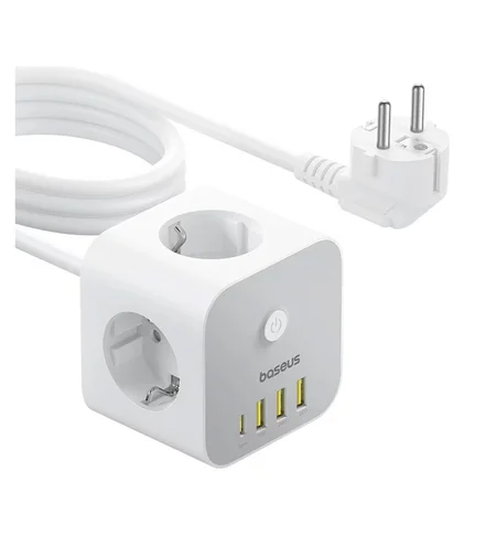 شارژر رومیزی 20W باسئوس مدل PowerCombo Cube
