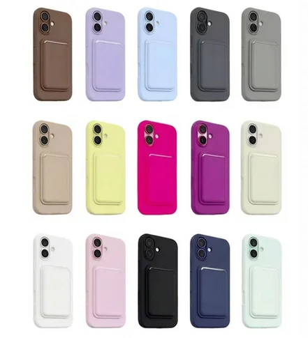 قاب محافظ سیلیکونی با ولت مگ سیف برای گوشی آیفون iPhone 16