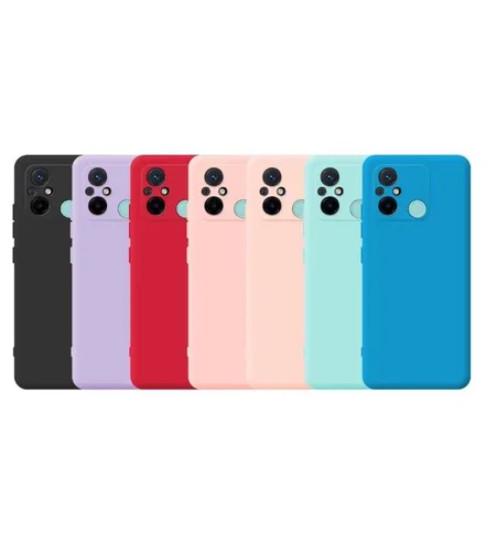 قاب گوشی شیائومی مدل Redmi 12C مدل سیلیکونی محافظ لنزدار