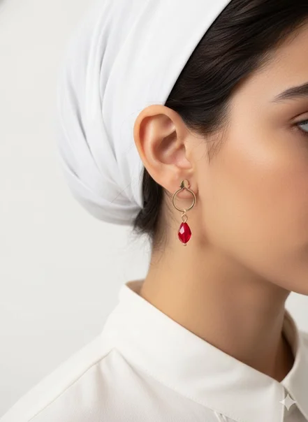 گوشواره دانه انار 1