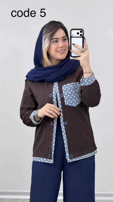 مانتو لینن مدل پرنسا کد 09118 B-18