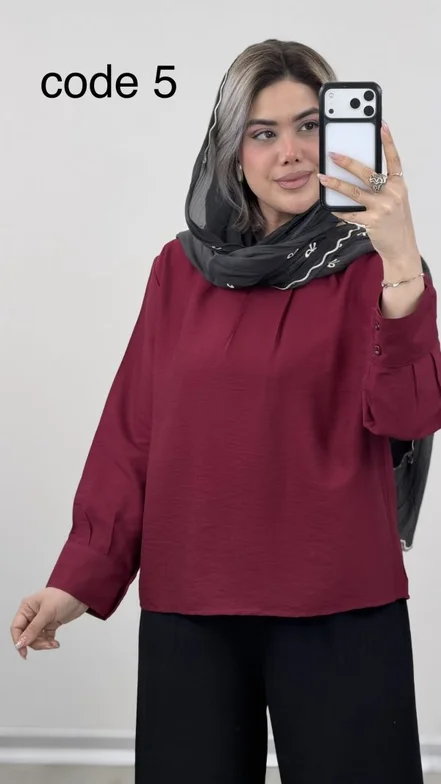 شومیز مدل تی تی کد 09641 B-5