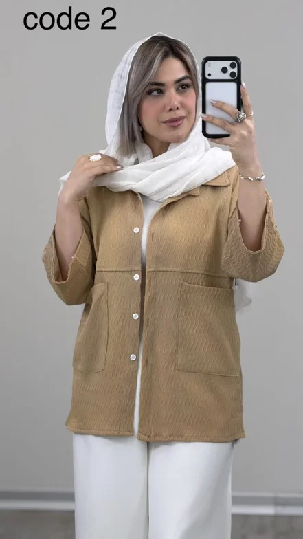 شومیز مدل کیانا کد 09319 A-17
