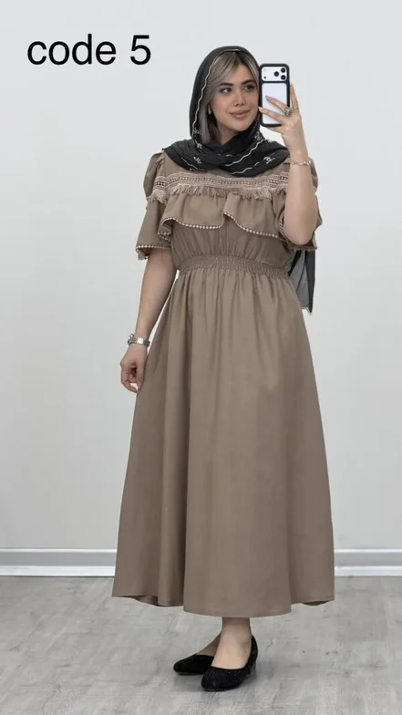 پیراهن مدل سیندرلا کد 09497 A-5