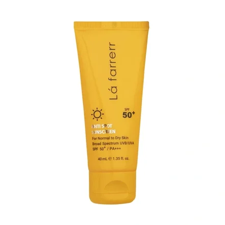 کرم ضدآفتاب ضدلک بی رنگ لافارر SPF50 پوست‌ خشک و معمولی