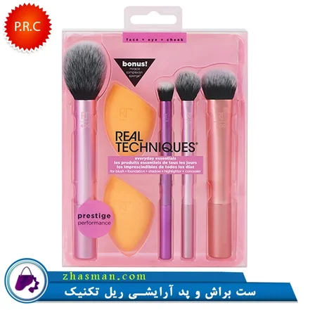 ست براش و پد آرایشی ریل تکنیک Everyday Essentials اصل