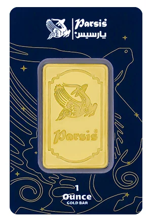 شمش طلا ۱ اونسی (۳۱/۱ گرم)