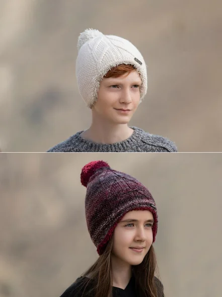 کلاه بافت تک طرح شاخه رو گوشی 80051 اندلس