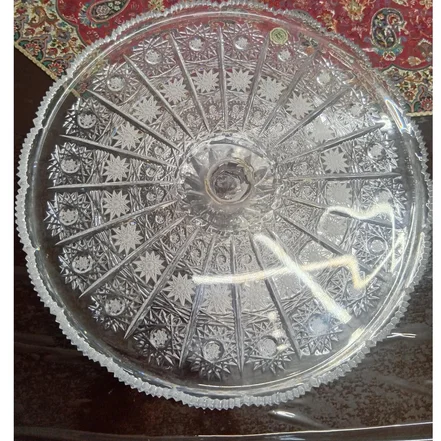 ظروف کریستال دست ساز میوه خوری وشیرینی خوری