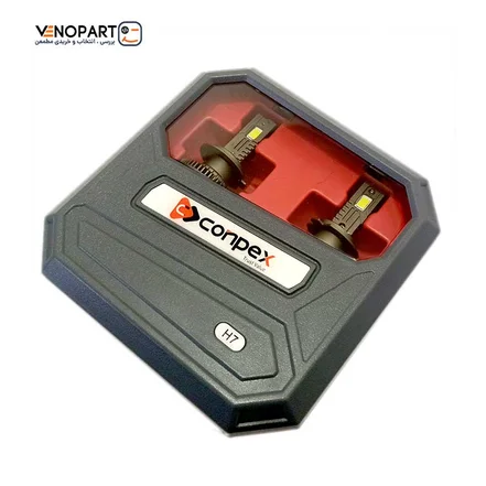هدلایت خودرو K150 پایه H7 ،H1 ،H4 کانپکس 300 واتی پرنور اورجینال | گارانتی تعویض (2عددی)