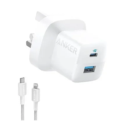 شارژر دیواری انکر مدل B2331K11 توان 33 وات همراه با کابل تایپ سی