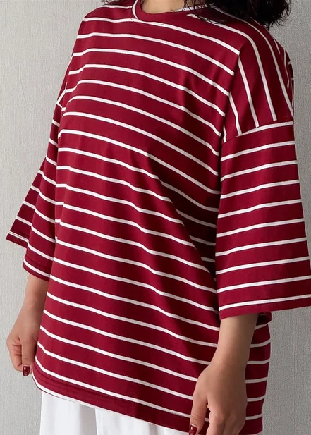 تیشرت باکسی زنانه مدل wct066