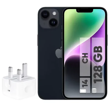 خرید گوشی موبایل اپل مدل iPhone 14 CH دو سیم کارت ظرفیت 128 گیگابایت و رم 6 گیگابایت - به همراه شارژر 20 وات اپل
