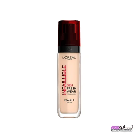 کرم پودر لورال اینفالیبل اصل | 32ساعته شیشه ای LOREAL INFAILLIBLE