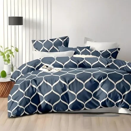 ست روتختی مدل S35 جنریک با طرح شاخه مدرن و سایز کینگ شامل 6 تکه