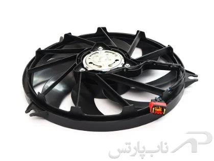 موتور فن کامل رادیاتور با پروانه و دیاق پژو 206 برند ماد پارت