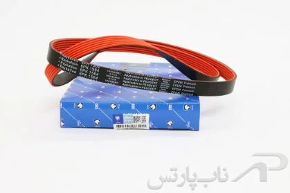 تسمه دینام موتور TU5 مولدینگ TG پژو 207 مدل 6 شیاره (6PK-1564) کد 2070105405 برند ایساکو