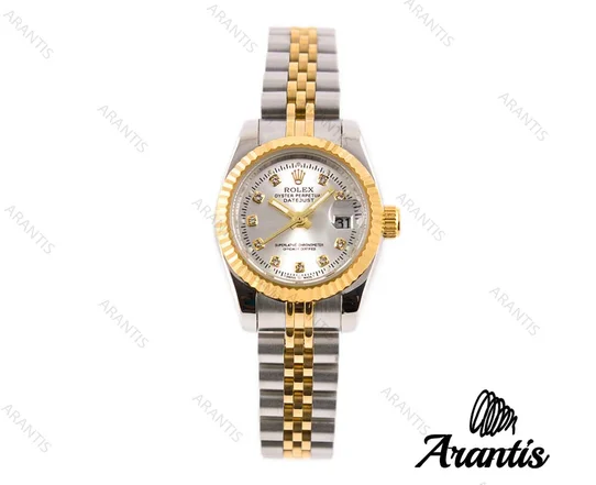 <em>ساعت</em> مچی عقربه ای <em>زنانه</em> DateJust رولکس مدل w-7322