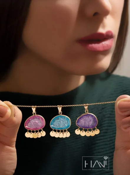 آویز آبنباتی آبی