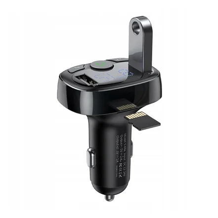 شارژر فندکی بلوتوثی بیسوس مدل S-09A – مشکی