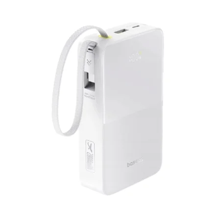 پاوربانک بیسوس مدل EnerFill FC51 Bipow2 Pro E0027700 ظرفیت 20000mAh توان 22.5W – سفید