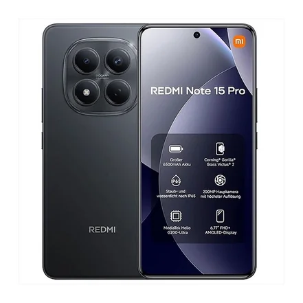 گوشی موبایل شیائومی ردمی Note 15 Pro ظرفیت 256GB و رم 8GB - مشکی