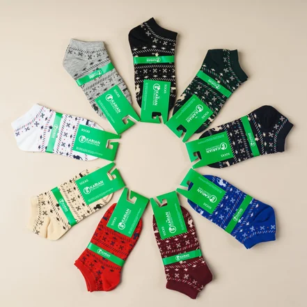 جوراب مچی طرح گوزنی 1015