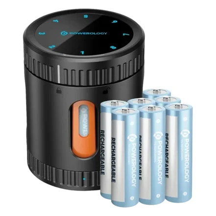 باتری و کیس شارژ باتری Neon پاورولوژی Powerology Neon Smart Battery Charging Case