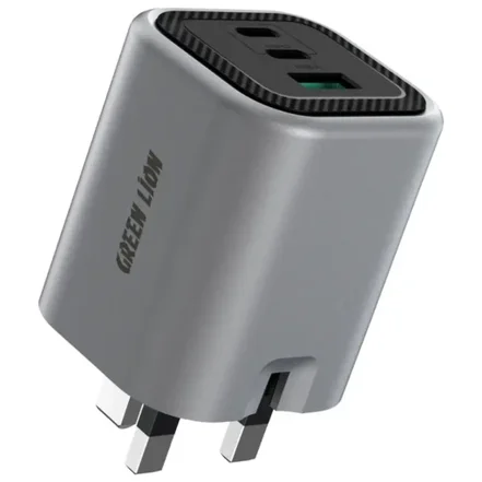 آداپتور شارژر 65 وات گرین لاین Green Lion Premium Series GaN Charger UK Plug PD 65W